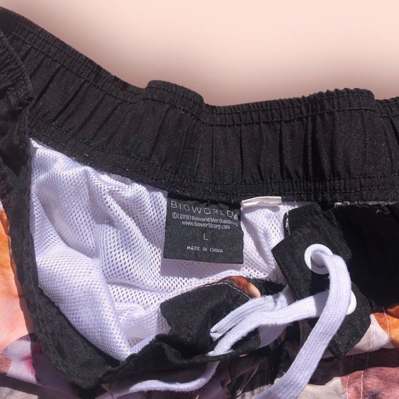 Men's Bioworld Cat Pattern Swim Trunks - Picture 2 of 3